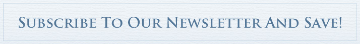 Subscribe to our newsletter and save!