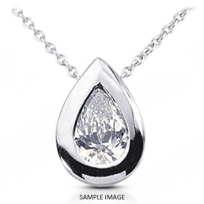 18k White Gold Solid Style Solitaire Pendant 1 13 Carat D Vs1 Pear Shape Diamond From Traces - Diamond Pear Solitaire Pendant 18k White Gold Solid Style Solitaire Pendant 1 13 Carat D Vs1 Pear Shape Diamond From Traces - Diamond Pear Solitaire Pendant